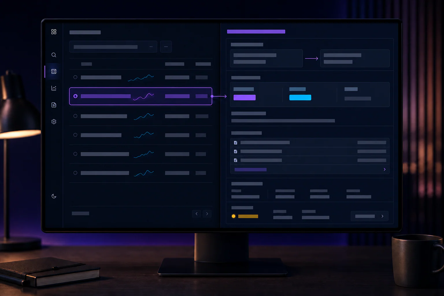 TEMIRIN branded product mockup for How to Explain Watchlist-Derived Polymarket Opportunity Records, showing watchlist market card, explicit evidence-link panel, price comparison, policy status.