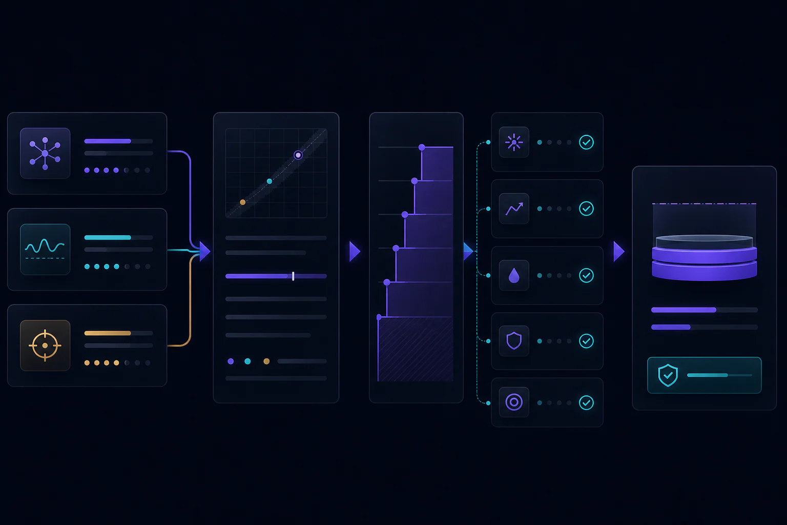 TEMIRIN deterministic confidence mockup with source fields, price context, policy status, and a paper-order review.
